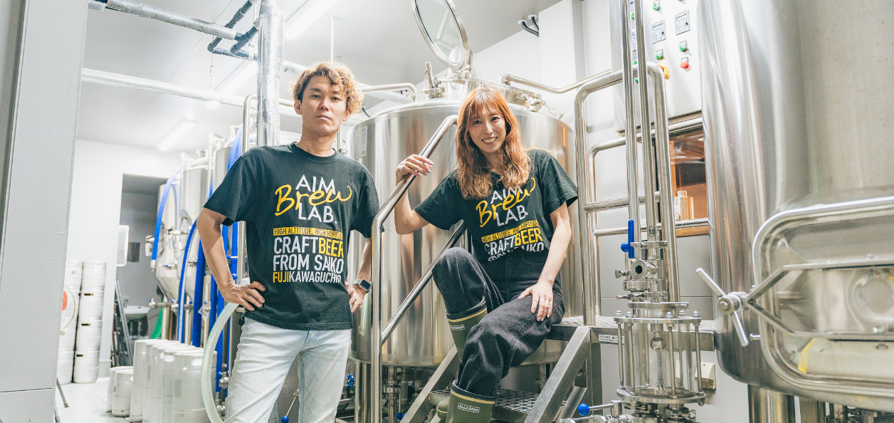 AIM Brew LAB.の醸造風景