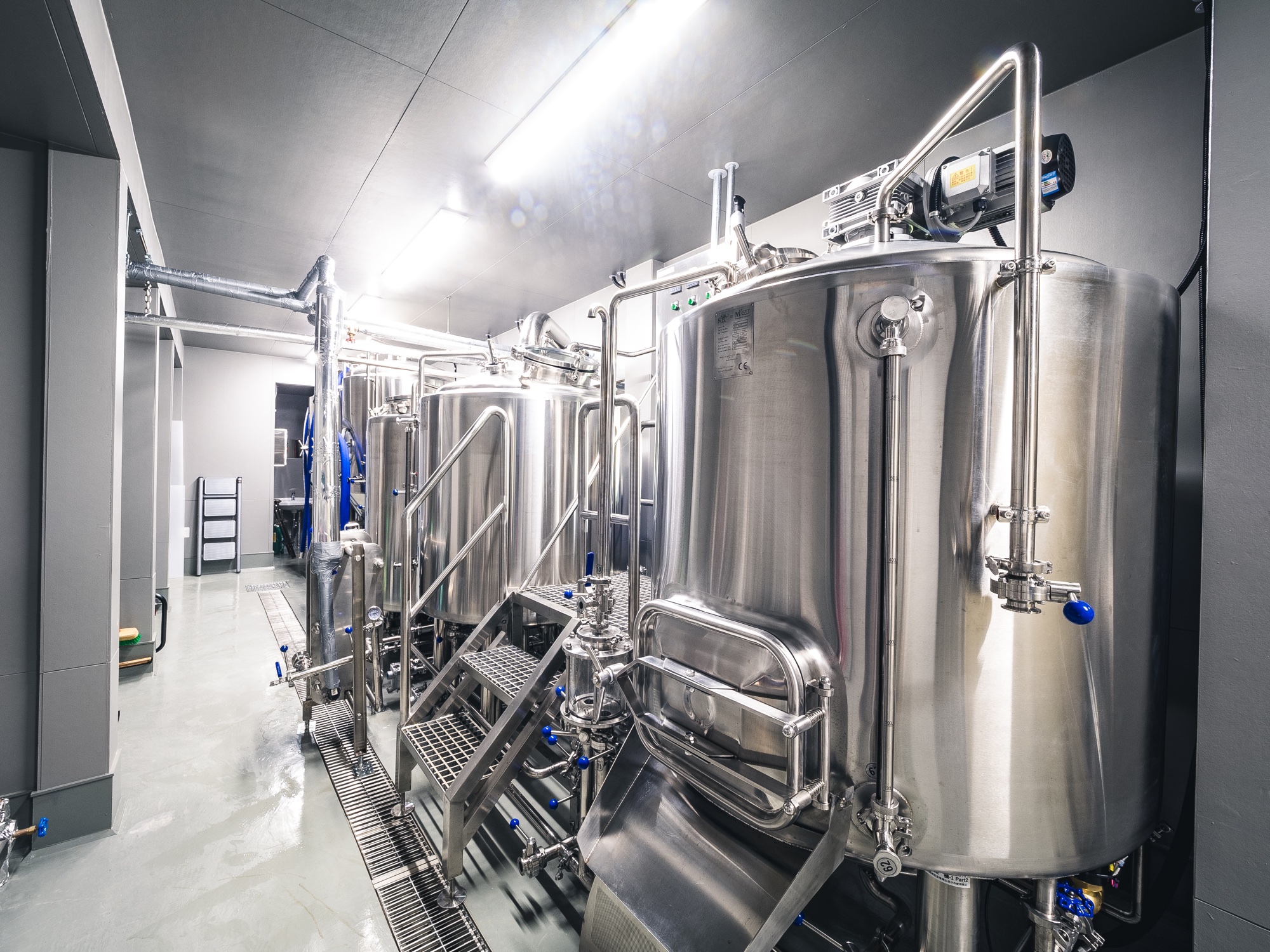 AIM Brew LAB.の醸造設備