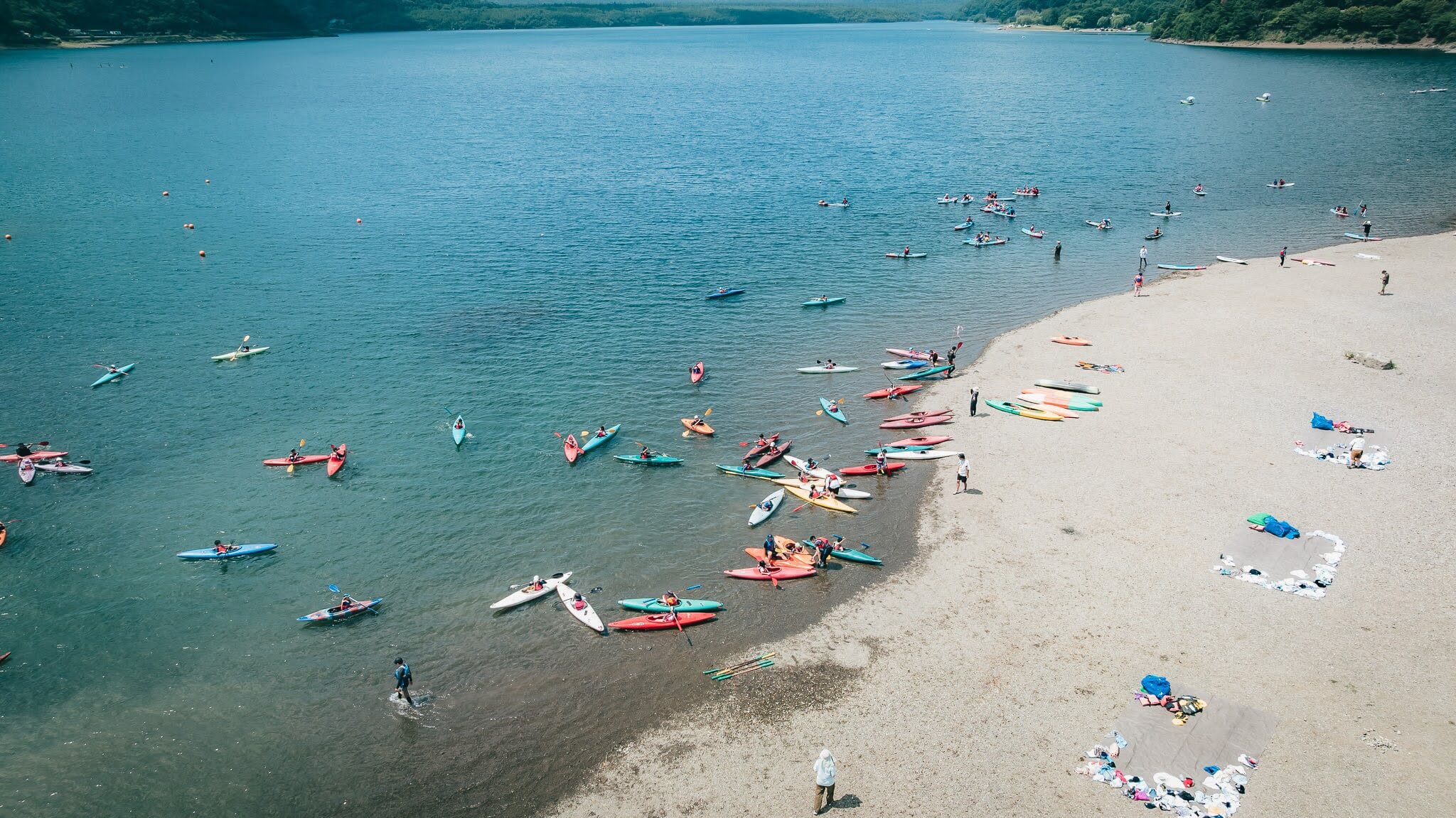 カヤック・SUPなどの湖上アクティビティ